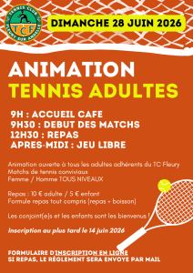 Lire la suite à propos de l’article Animation Tennis Adultes